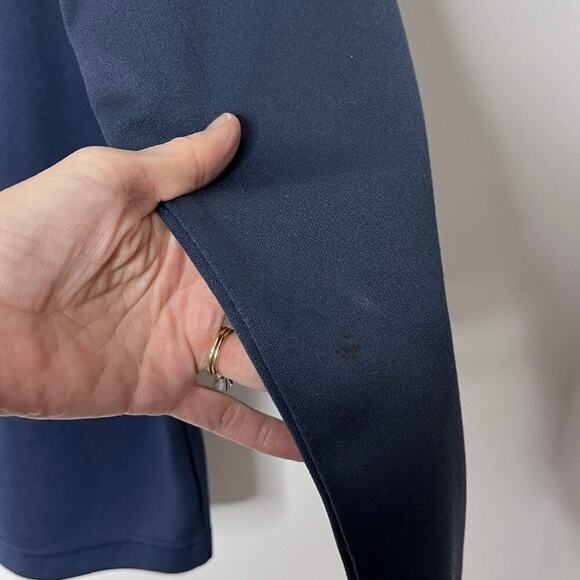 Pebble Beach Men Dry Luxe 1/4 Zip Performance Sweatshirt S Navy Blue Long Sleeve - Picture 8 of 8